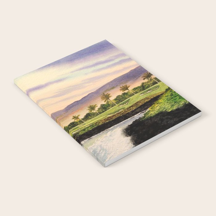 Mauna Kea Golf Course Hawaii Hole 3 Notebook Gallery Image 1