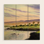 Mauna Kea Golf Course Hawaii Hole 3 Wood Wall Art Gallery Image 1