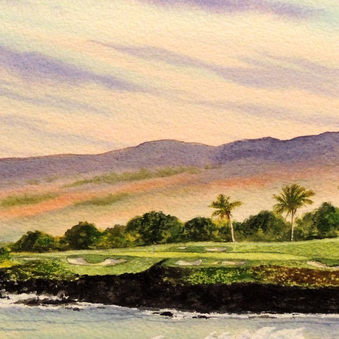 Mauna Kea Golf Course Hawaii Hole 3 Coffee Mug Gallery Image 2