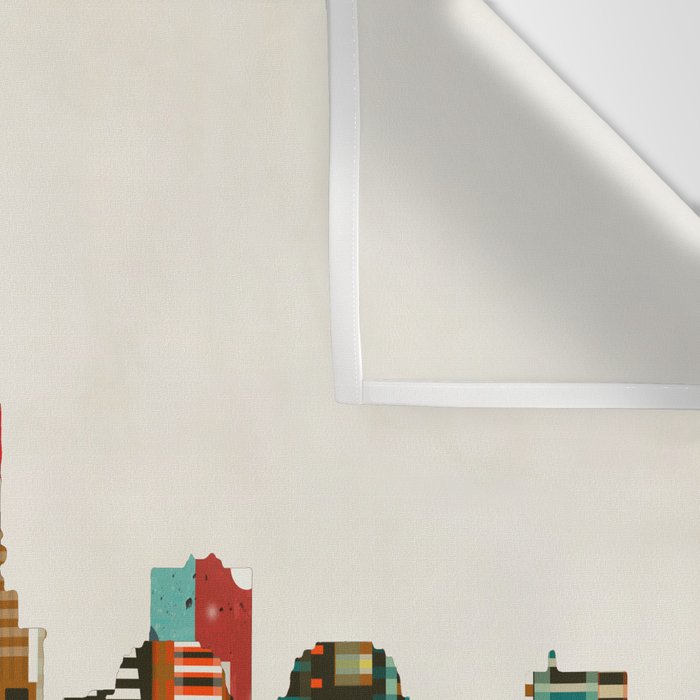 richmond virginia skyline Wall Tapestry Gallery Image 3
