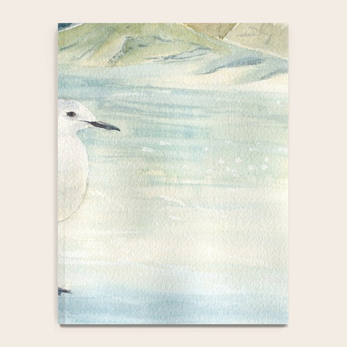 Seagull on the beach Notebook Gallery Image 4