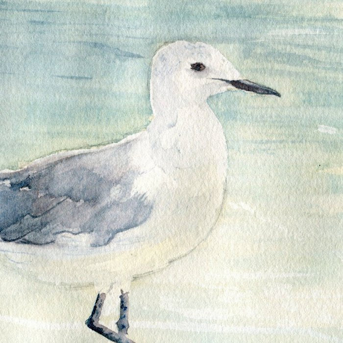 Seagull on the beach Coffee Mug Gallery Image 2