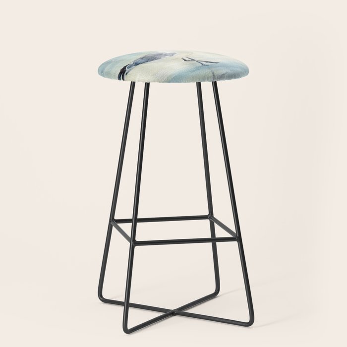 Seagull on the beach Stool Gallery Image 1