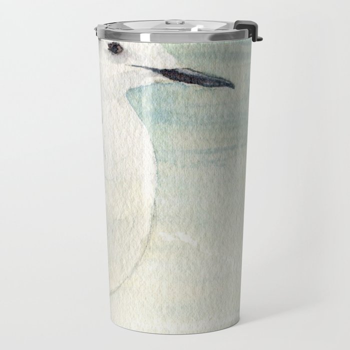 Seagull on the beach Travel Mug Gallery Image 2
