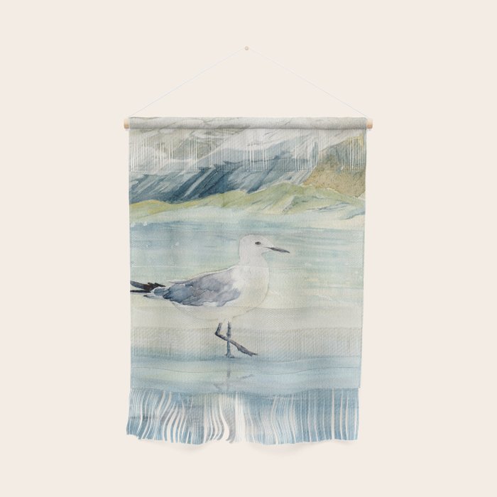 Seagull on the beach Wall Hanging Gallery Image 1
