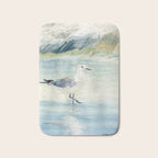 Seagull on the beach Bath Mat Gallery Image 1