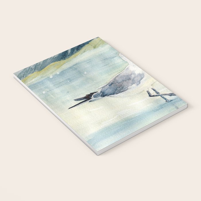 Seagull on the beach Notebook Gallery Image 3