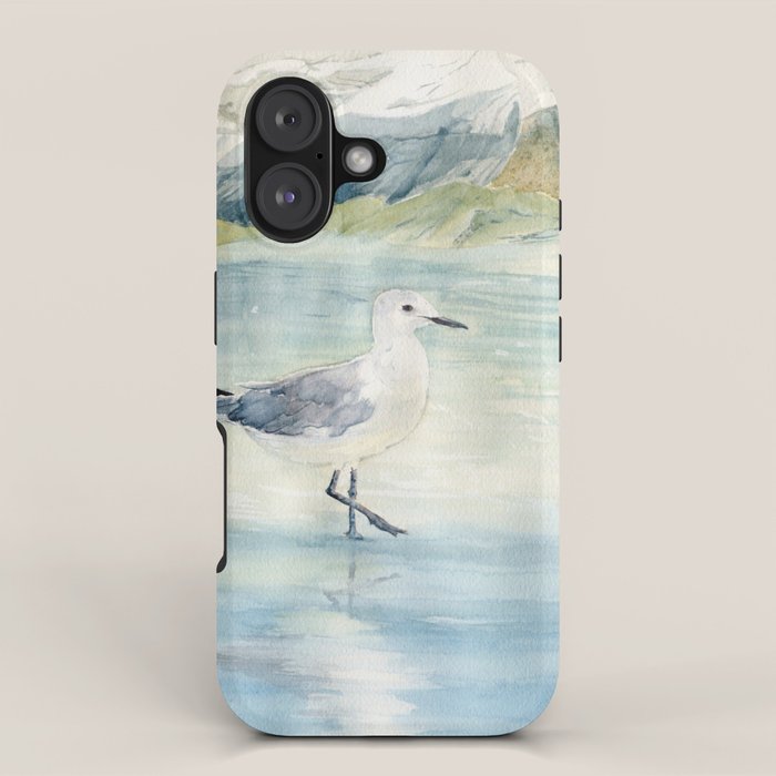 Seagull on the beach iPhone Case Gallery Image 1