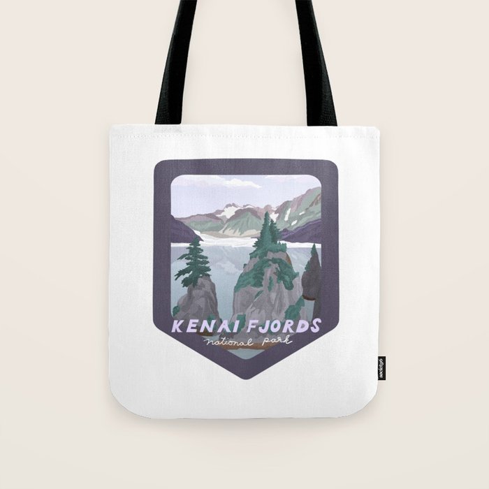 Kenai Fjords National Park Tote Bag Gallery Image 1