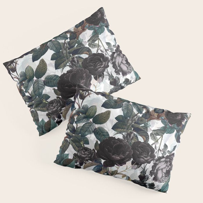 Roses in the Dark Pillow Sham Gallery Image 3