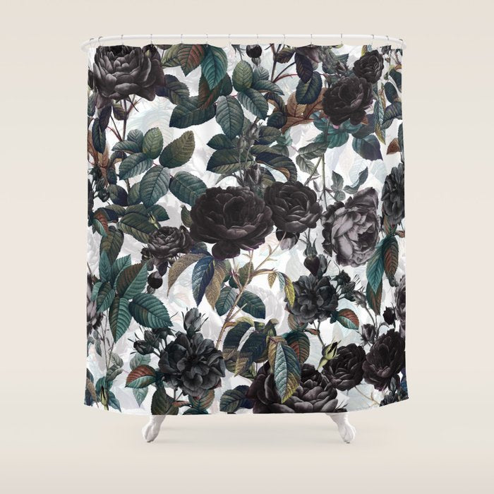 Roses in the Dark Shower Curtain Gallery Image 1