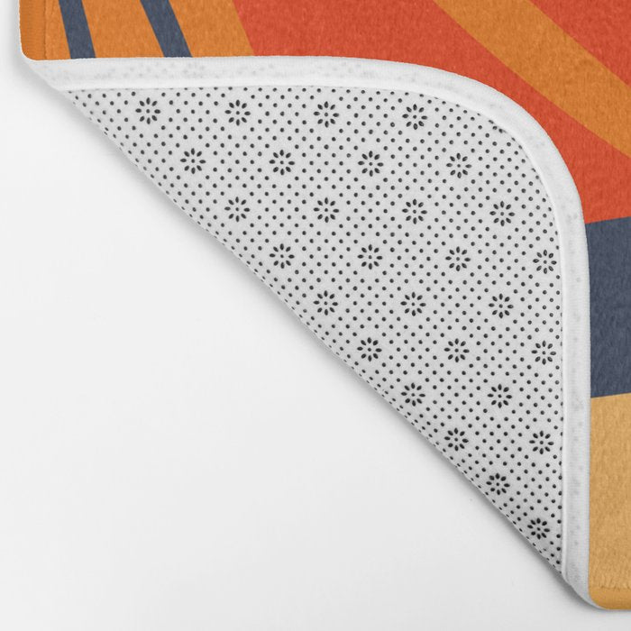 Abstract nature mountain landscape art Bath Mat Gallery Image 2