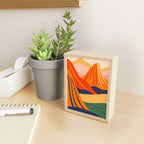 Abstract nature mountain landscape art Mini Art Print Gallery Image 2