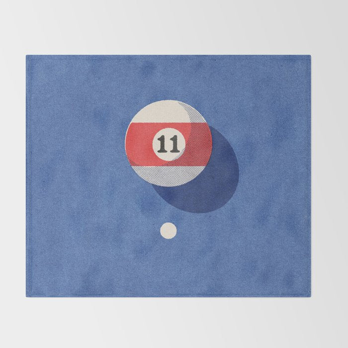 BALLS / Billiards II Throw Blanket Gallery Image 2