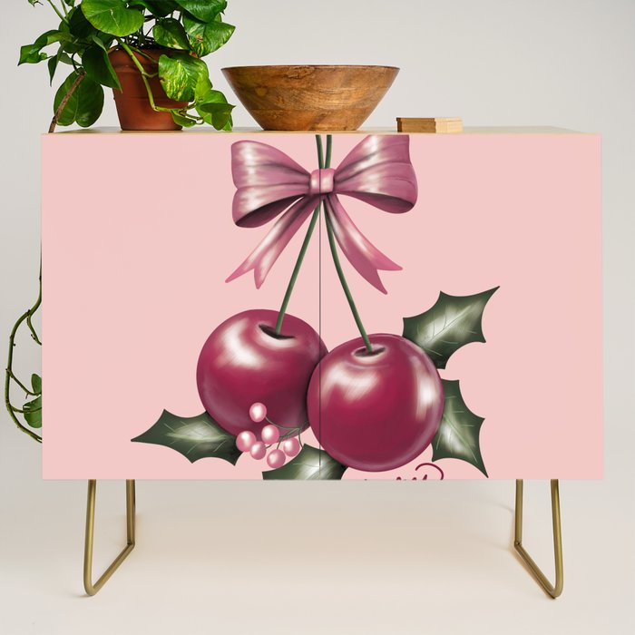 Cherry Christmas Credenza Gallery Image 1