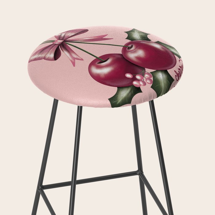 Cherry Christmas Stool Gallery Image 2