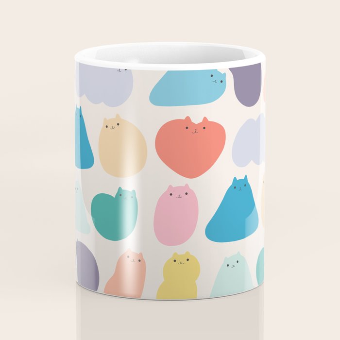 Cat Landscape 168 - Colourful Cats Coffee Mug Gallery Image 4
