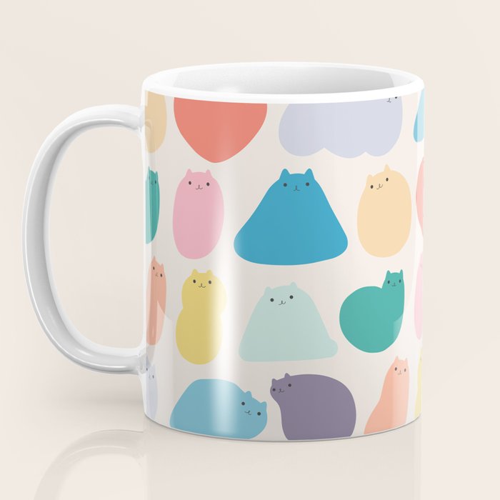 Cat Landscape 168 - Colourful Cats Coffee Mug Gallery Image 3