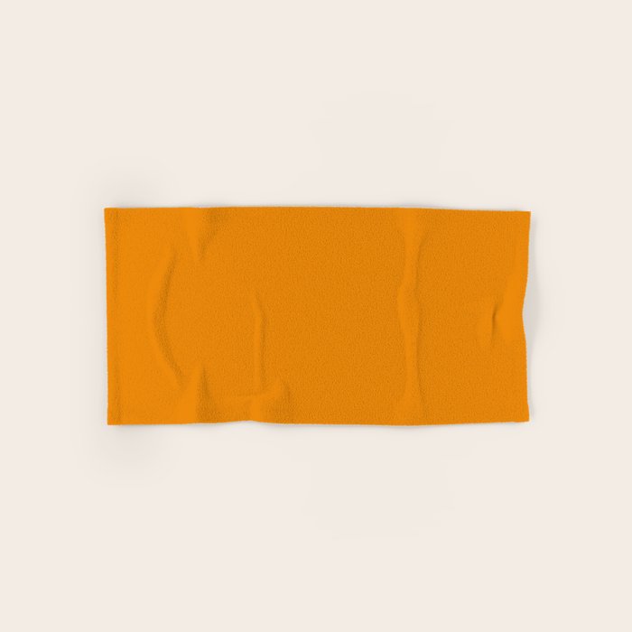 Simply Tangerine Orange Bath Towel Gallery Image 1