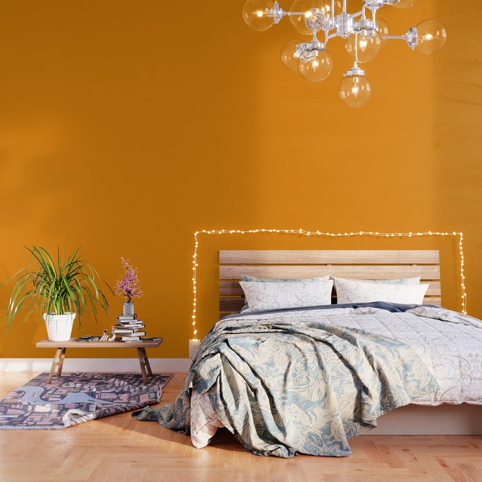 Simply Tangerine Orange Wallpaper Gallery Image 1