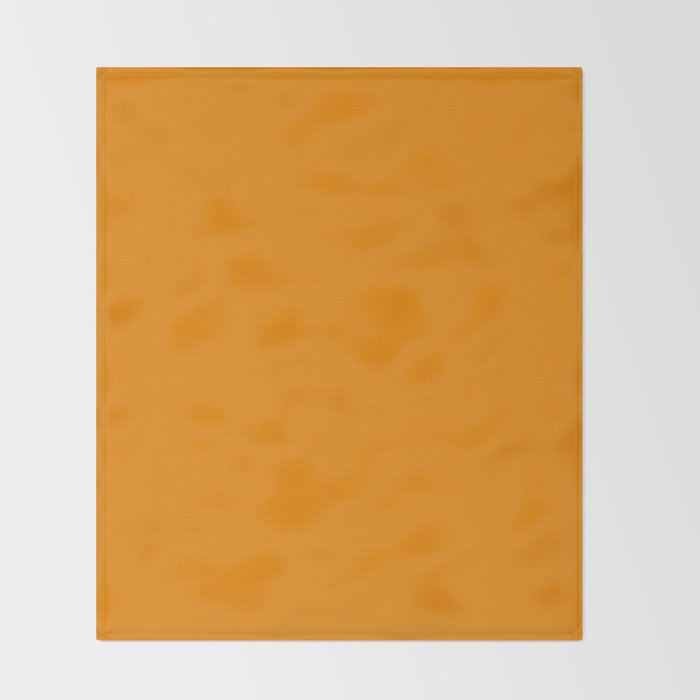 Simply Tangerine Orange Throw Blanket Gallery Image 2