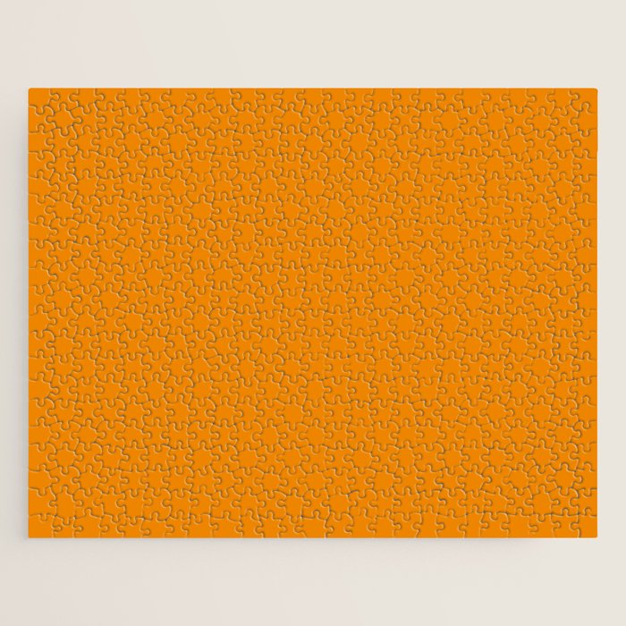 Simply Tangerine Orange Jigsaw Puzzle Gallery Image 1