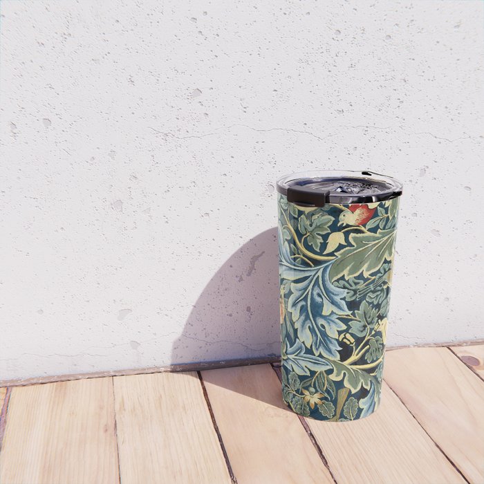 William Morris "Birds and Acanthus" Travel Mug Gallery Image 4