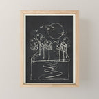 Minimalist Mountains 5 Mini Art Print Gallery Image 1