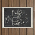 Minimalist Mountains 5 Outdoor Rug Gallery Image 1