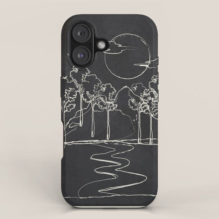 Minimalist Mountains 5 iPhone Case Gallery Image 1