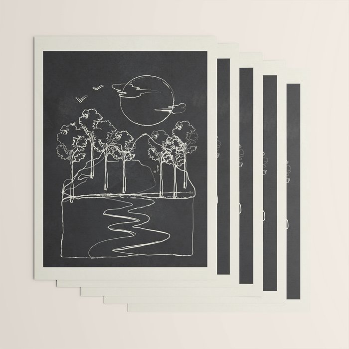 Minimalist Mountains 5 Wrapping Paper Gallery Image 3