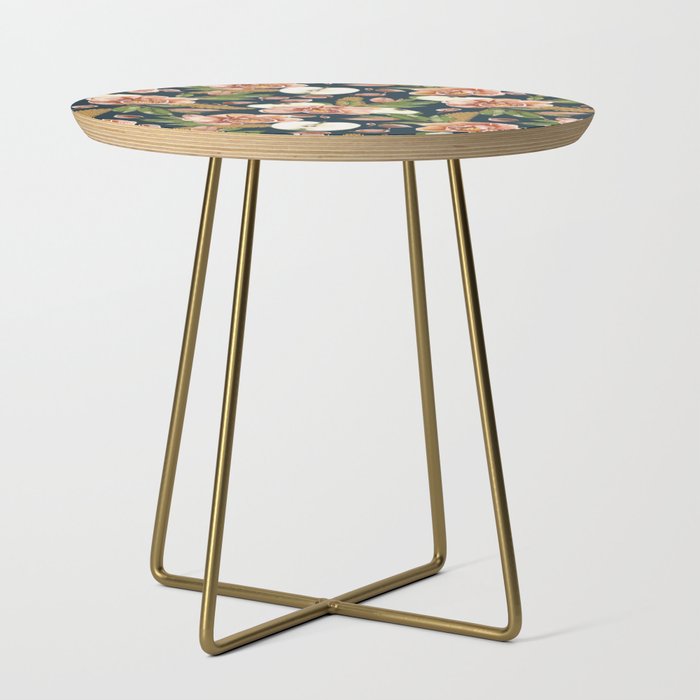 Tropical flowers autumn field D Side Table Gallery Image 1