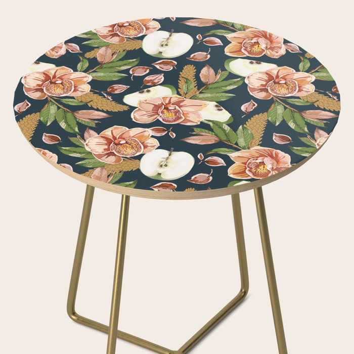 Tropical flowers autumn field D Side Table Gallery Image 2