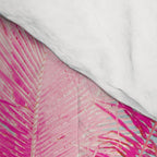 Pink Palm Trees - Surreal Nature Photography Print Comforter Gallery Image 4
