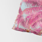 Pink Palm Trees - Surreal Nature Photography Print Pillow Sham Gallery Image 4