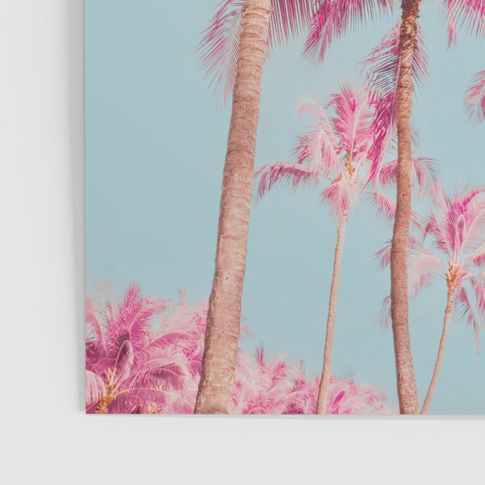 Pink Palm Trees - Surreal Nature Photography Print Poster Gallery Image 3