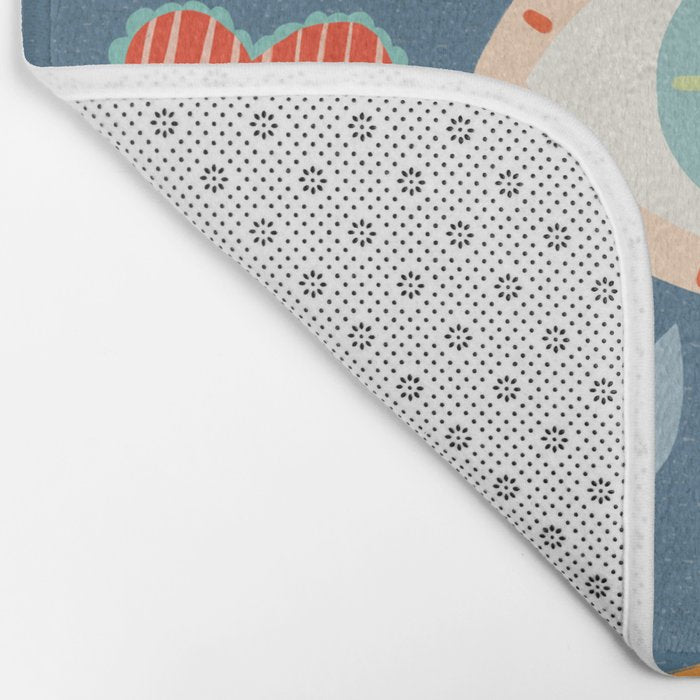 Written in the Stars | Milagros Hearts & Stars Bath Mat Gallery Image 2