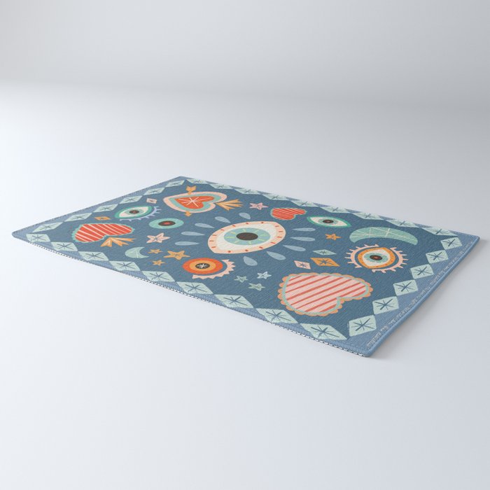 Written in the Stars | Milagros Hearts & Stars Rug Gallery Image 3
