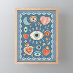Written in the Stars | Milagros Hearts & Stars Mini Art Print Gallery Image 1