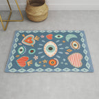 Written in the Stars | Milagros Hearts & Stars Rug Gallery Image 1