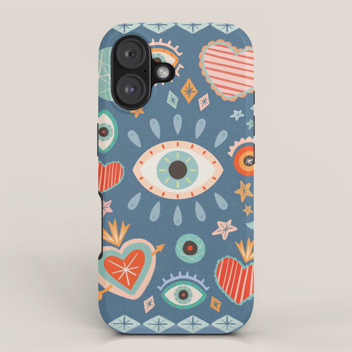 Written in the Stars | Milagros Hearts & Stars iPhone Case Gallery Image 1