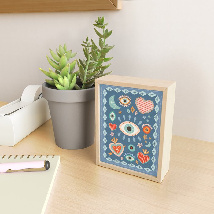 Written in the Stars | Milagros Hearts & Stars Mini Art Print Gallery Image 2