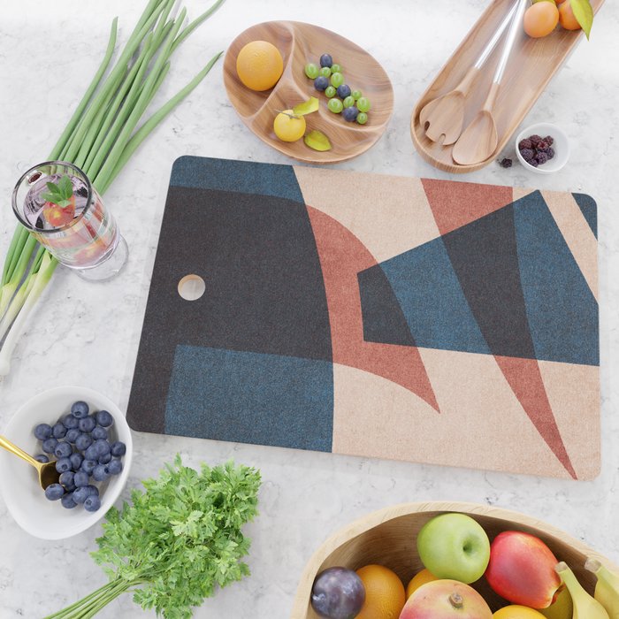 ABSTRACT ALPHABET / Gothic E Cutting Board Gallery Image 2