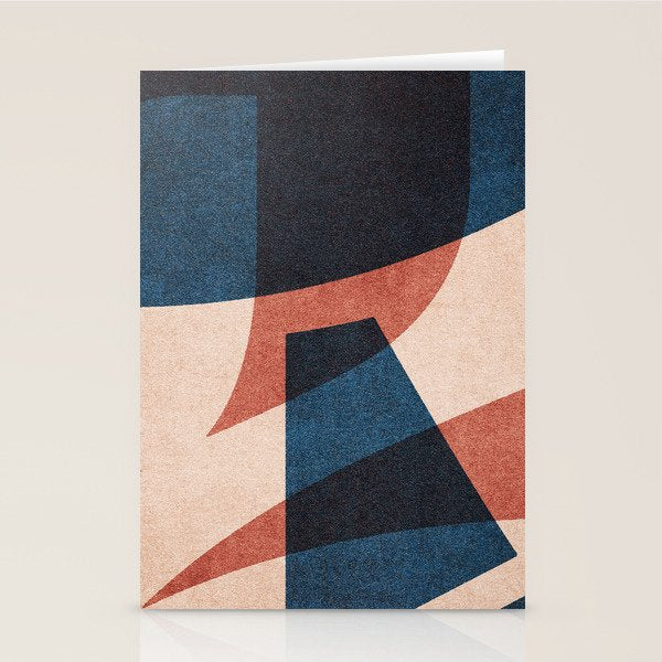 ABSTRACT ALPHABET / Gothic E Stationery Card Gallery Image 1