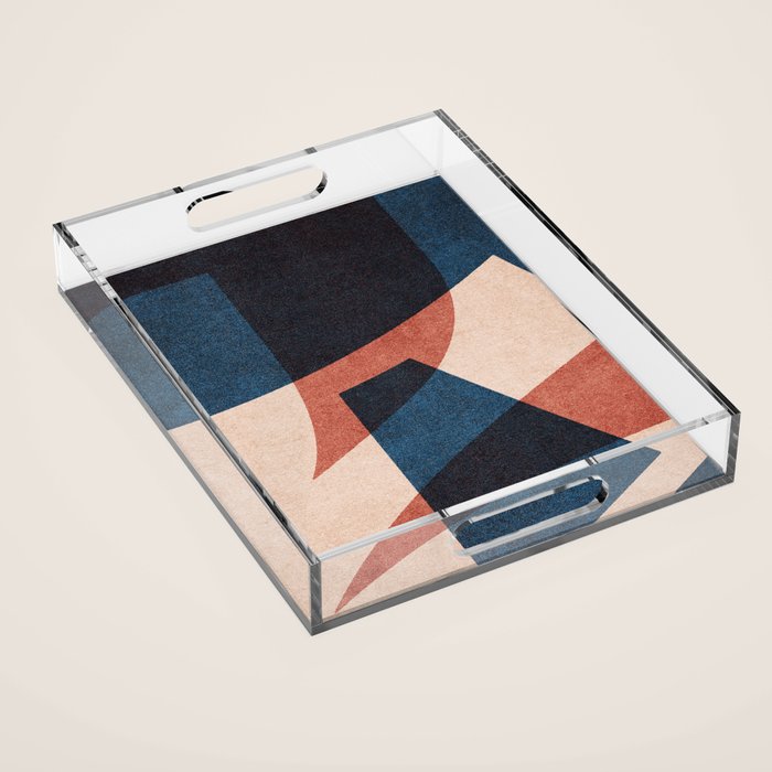 ABSTRACT ALPHABET / Gothic E Acrylic Tray Gallery Image 1