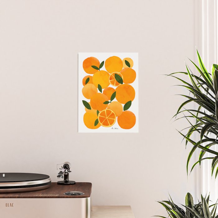 mediterranean oranges still life  Poster Gallery Image 2