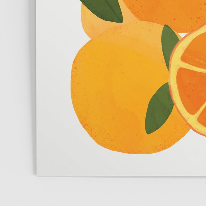 mediterranean oranges still life  Poster Gallery Image 3