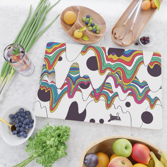 Psychedelic Planet Cutting Board Gallery Image 2