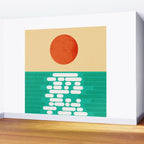 Sun over the sea Wall Mural Gallery Image 2