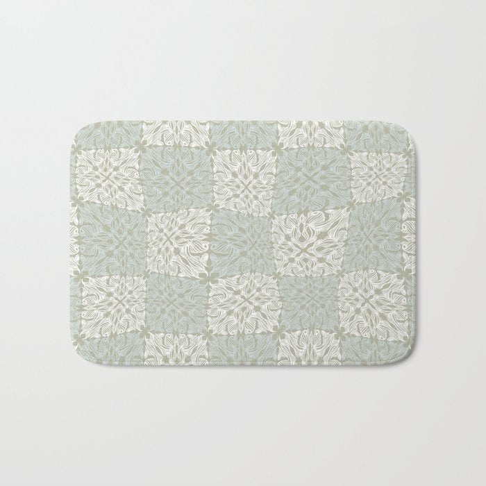 Pattern 4 Pistachio Bath Mat Gallery Image 1